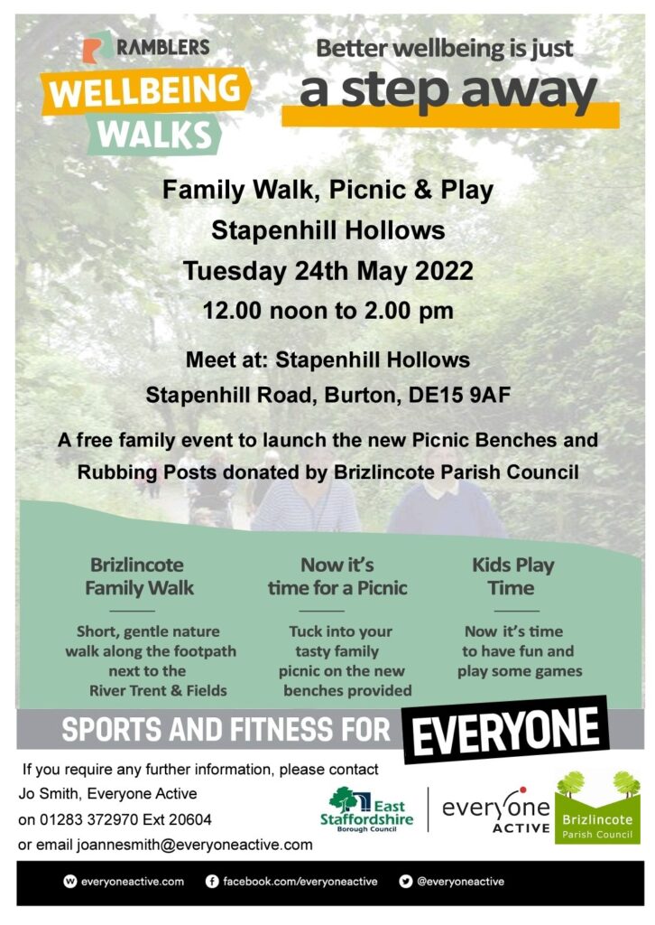 Picnic and Play 24th May 2022 Brizlincote Parish Council